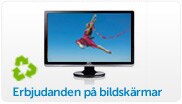 Erbjudanden på bildskärmar
